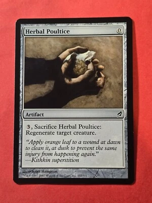 2007 Magic The Gathering Lorwyn #257 Herbal Poultice, Artifact, C, NF, cd1 - Image 1 of 3