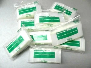 Reloc Zippit 2000 Clear 2"x3" Bags 4Mil Reclosable Slide Lock Thick 2x3 2,000PCS - Picture 1 of 6