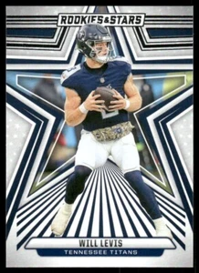 WILL LEVIS - 2024 BASE ROOKIES & STARS FOOTBALL PANINI #94 TENNESSEE TITANS - Foto 1 di 3
