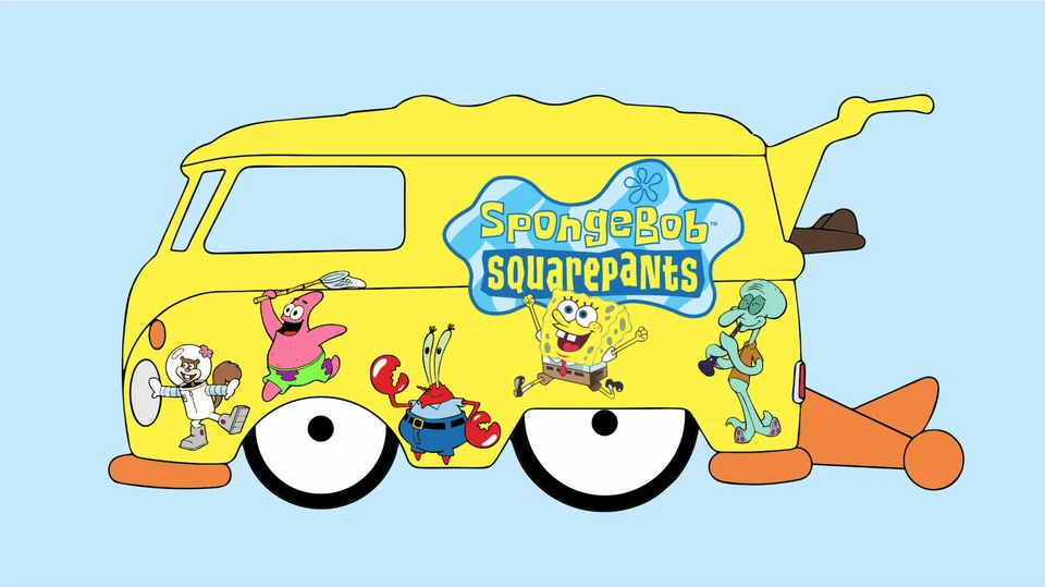 Calcomanías UNIVERSALES para tobogán acuático PARA HOT WHEELS Kool Kombi Bob Esponja 045 Foto 1 de 1