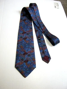 Rare FIORIO Milan New Vintage Ages 80 Silk - Made IN - Picture 1 of 4