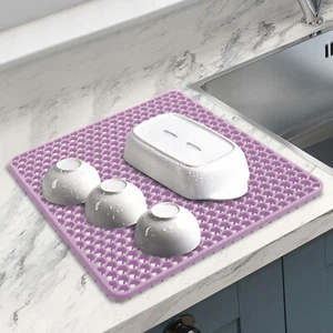 Tappetino Protettivo Lavello Cucina Silicone Alimentare 428°F Resistenza - Foto 1 di 21