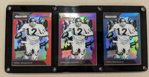 TERRY BRADSHAW 3 CARD PLAQUE LOUISIANA TECH UNIVERSITY PITTSBURGH STEELERS Cover