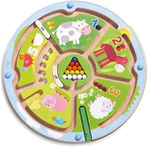 Busy Board for Toddlers 2-4 Magnetic Puzzle Game - Toddler Toys for Preschoolers - Picture 1 of 6