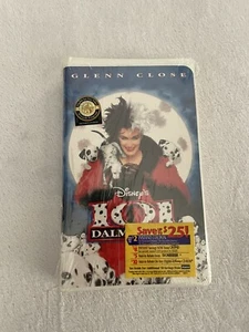 Disney 101 Dalmatians (VHS, 1996) Glenn Close Jeff Daniels New Sealed 1023b - Picture 1 of 2