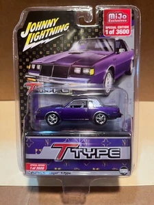 1/64 JOHNNY LIGHTNING MIJO EXCLUSIVES 1987 BUICK T-TYPE PURPLE 1 OF 3600 - Picture 1 of 2