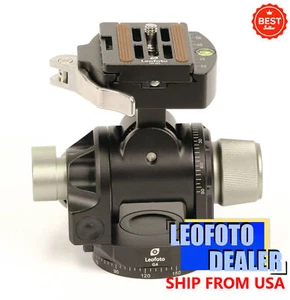 Leofoto G4-LR Four Way Geared Head w Lever Release Clamp | Arca Compatible NEW - Picture 1 of 3