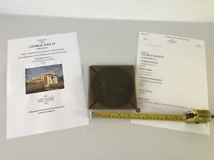 Vintage WW1 Bronze Death Penny in original Cardboard Case - Pte George Whyte A.I.F - Bild 1 von 8
