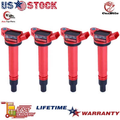 Paquete de 4 bobinas de encendido de repuesto para Lexus GS450H 2007-2016 3,5 L 90919-02250 Foto 1 de 4