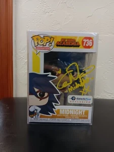 Funko Pop! Vinyl: My Hero Academia - Midnight Elizabeth Maxwell SIGNED WITH JSA - Picture 1 of 4