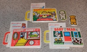 Johnson & Johnson - Puffy Books / Soft Vinyl Books - Lot of 3 Books - Picture 1 of 2