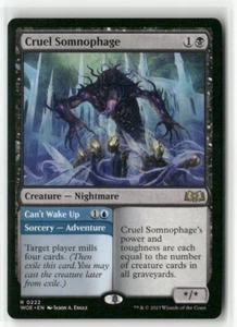 Cruel Somnophage 222 Near Mint MTG Wilds of Eldraine Magic - Picture 1 of 3