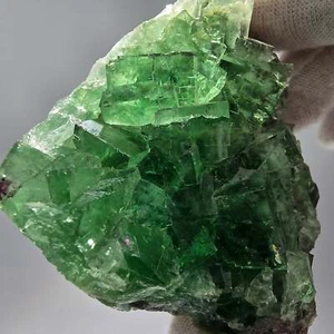 Sehr klare UV Fluorit Würfel Stufe grün Okorusu, Namibia 58*58*23mm Sammlung - Bild 1 von 16