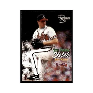 1998 SkyBox Dugout Axcess Greg Maddux Baseball Cards #129 - Picture 1 of 3