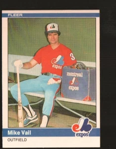 1984 Fleer Baseball #290 - Mike Vail - Montreal Expos 84-830 - Picture 1 of 2