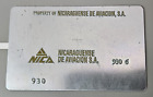 AIRLINE TICKET VALIDATION PLATE -  NICA NICARAGUENSE DE AVIACION S.A.