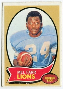 1970 Topps #52 Mel Farr Detroit Lions - Rookie Card - Picture 1 of 2