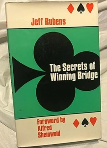 Jeff Rubens THE SECRETS OF WINNING BRIDGE First Edition 3rd Print Great Britain - Imagen 1 de 5