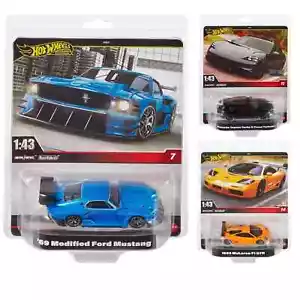 Hot Wheels Premium 1:43 Die-Cast Car Real Riders Metal Body Collectible New - Picture 1 of 4