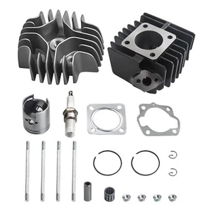 Cylinder Piston Gasket Top End Kit For Suzuki Quadrunner 50 LT50 1984-1987 ATV - Picture 1 of 12