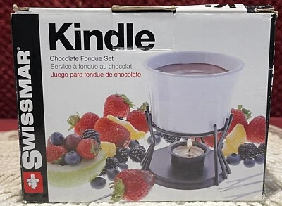 Swissmar Kindle Juego de Fondue de Chocolate, Juego de Fondue de Chocolate de 7 Piezas, Nuevo en Caja Foto 1 de 4