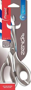 Maped Zenoa Fit Scissors - 21cm/8" - Stainless Steel - Grey and White