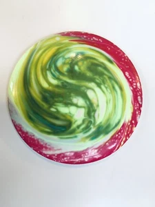 Custom Dyed Pink Green Swirl Innova Star Destroyer Disc Golf Distance Driver 170 - Picture 1 of 5