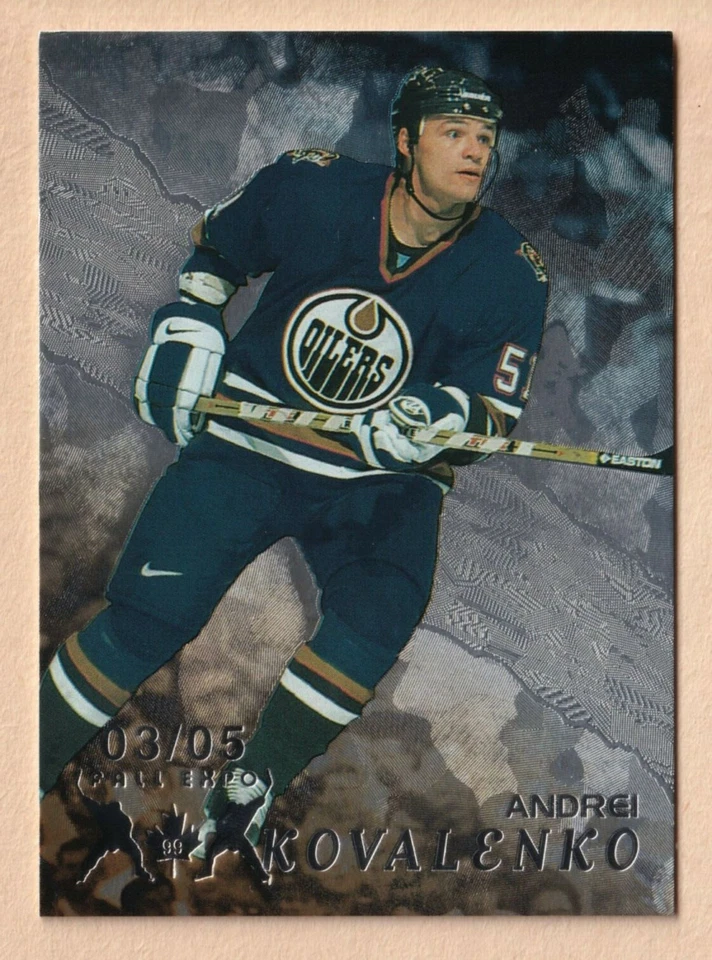 Andrei Kovalenko Edmonton Oilers 1998-99  Be A Player Toronto Fall Expo #202 3/5 - Image 1 of 1