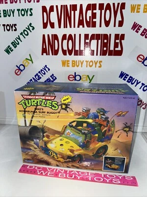 1991 Vintage Teenage Mutant Ninja Turtles TMNT Mikes Kowabunga Surf Buggy Sealed - Image 1 of 4