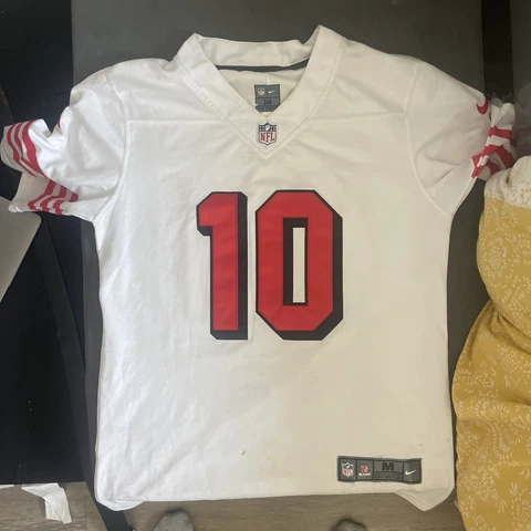NWT San Francisco 49ers Jimmy Garoppolo NFL Jersey Nike Sewn Authentic 40 $296 Cover