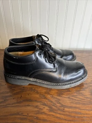 Diehard 男式工作靴黑色皮革 10.5 码 EE 漂亮! — 第 1/4 张图片