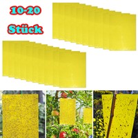 10/20 Gelbtafeln Fruchtfliegen Gelbsticker Gelbtafel Insektenfalle Fliegen Falle