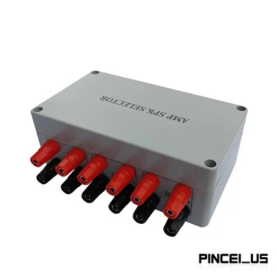 ZH-12A ABS Plastic Audio Amplifier Speaker Selector Multi-channel AMP Speaker - Image 1 of 4