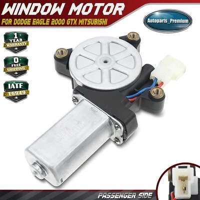 Motor de ventana para Mitsubishi Montero 1992-2000 Eagle 2000 GTX delantero derecho Foto 1 de 4