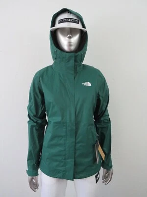 NWT Womens The North Face Venture 2 Waterproof Dryvent Hooded Rain Jacket Green - Image 1 of 4