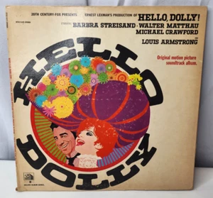 LOUIS ARMSTRONG HELLO DOLLY BARBARA STREISAND LP VINYL RECORD GATEFOLD - Foto 1 di 14