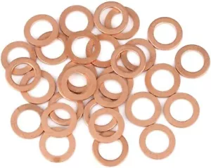 Copper Sealing Washers Metric - M4 - M20 Flat Gasket Sump Plug Washer DIN7603 - Picture 1 of 7