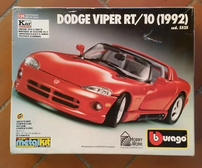 DODGE VIPER RT/10 (1992) Bburago 1/24 - KIT DA MONTARE - COD.5525 - VINTAGE - Immagine 1 di 4