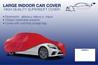 Large Red Indoor Car Cover Protector FOR DAIHATSU COO 2006-2016