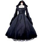 Medieval Gothic Steampunk Dress Halloween Party Masquerade Gown Theater Clothing