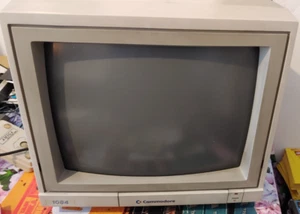 Commodore Farbmonitor 1084-P VDE (64/128/Amiga) + Netz/Video works 8- 16-bit - Bild 1 von 9