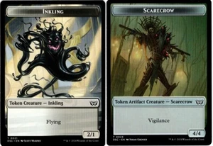 1x - INKLING \\ SCARECROW Token (#21/23) - CMR: Duskmourn - NM MTG - Picture 1 of 1