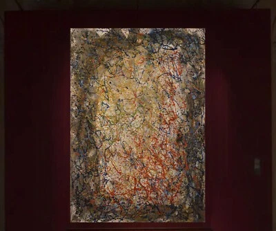 64”X44” Mark Little original canvas ￼painting Acrylic,Abstract, Modern,Large - Image 1 of 4