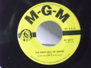 Hank Williams,MGM 12077,"The First Fall Of Snow",US,7"45,1956 country classic,M