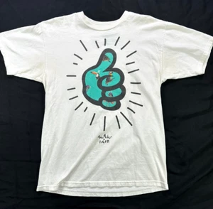 Men's Mac Miller X Neff Most Dope Thumbs Up T-Shirt RARE (2013)- Size M - Picture 1 of 5