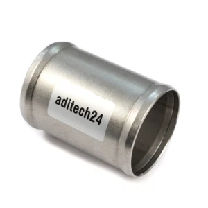 60mm Ø Edelstahl Rohr Ladeluft Silikon Schlauch Verbinder Gerade Turbo - Afbeelding 1 van 3