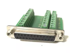 L-Com DGB25FT D-Sub Adapter DB25 Female Connector for Field Termination - Picture 1 of 3
