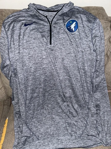 Nike Minnesota Timberwolves 1/4 Zip Mens XXLT Dri Fit NBA Basketball Cover