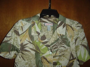 Neu ohne Etikett Jamaica Bay L Baumwollmischung Blumenmuster Top + ärmelloses Top $ 12,00 2 zum Preis - Bild 1 von 3