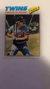 1977 TOPPS CRAIG KUSICK #38 quasi nuovo - Foto 1 di 1